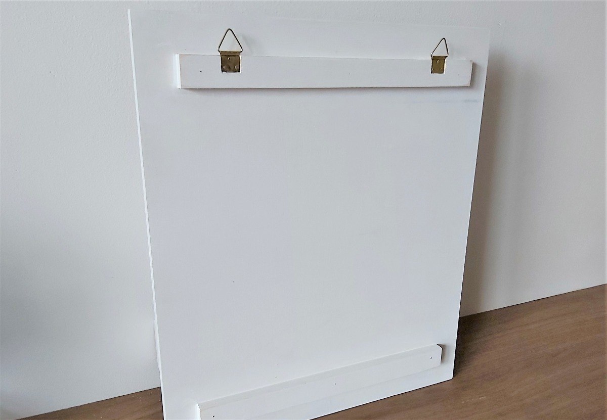 Drewniany organizer, na ścianę, na ulotki Drewniany organizer, na ścianę, na ulotki
