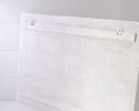 Organizer ścienny, 63x45 cm, drewniany, biały