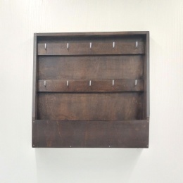 skrzynka ciemny brąz